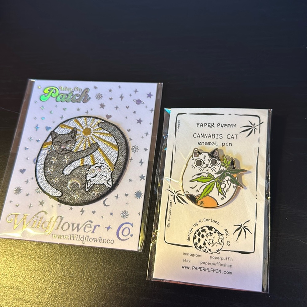 Cat Pin + Patch